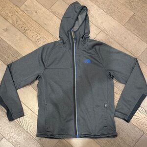 The North Face Men's Charcoal Fleece Knit Jacket Size Large